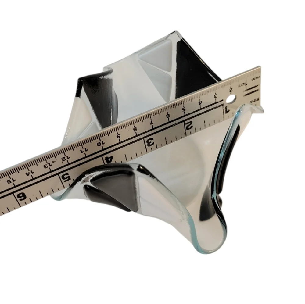 Modern Style Fused Glass Candle Holder